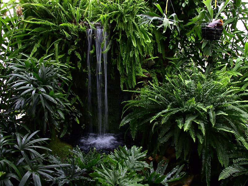 Water feature and stonework